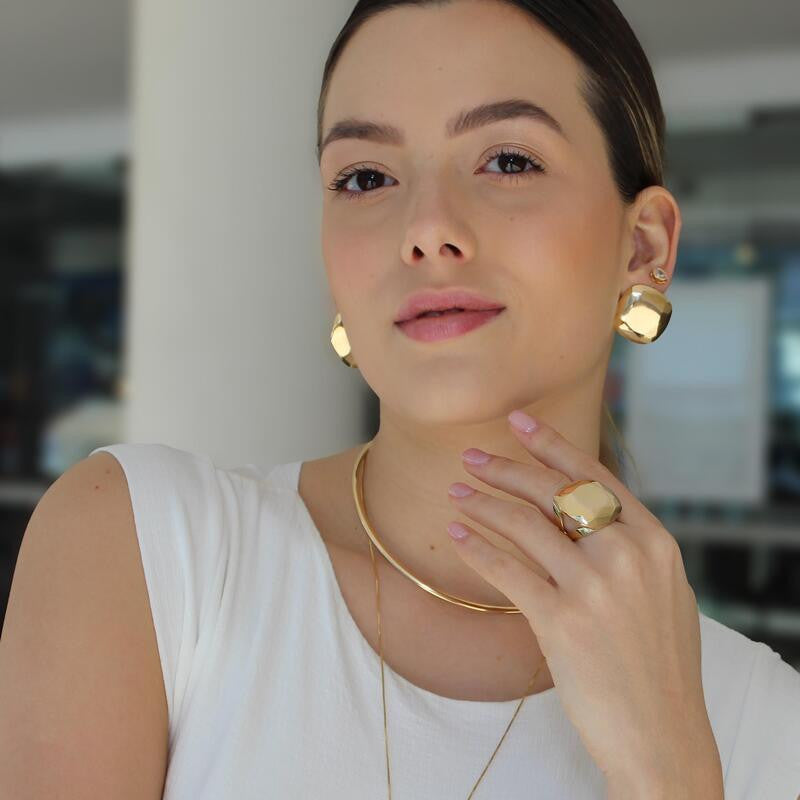 18K GOLD PLATED CLEOPATRA RING | ROYALTY | BRAINSTORM JEWELRY